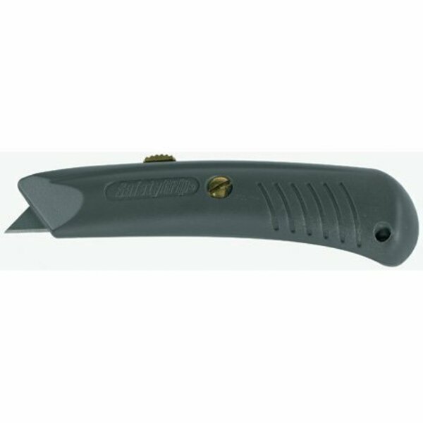 Bsc Preferred RSG-197 Safety Grip Utility Knife - Gray, 10PK KN114